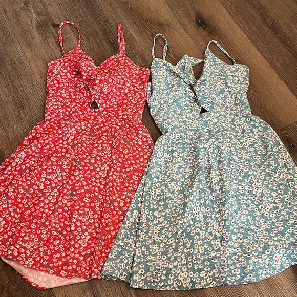 Dresses & Skirts - 2 SHEIN floral dresses